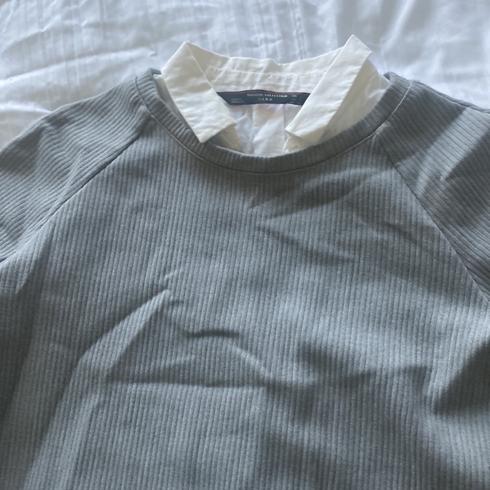 ZARA layered crop top - Picture 3 of 4